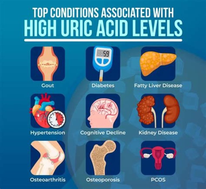 Is 9.5 high for uric acid?