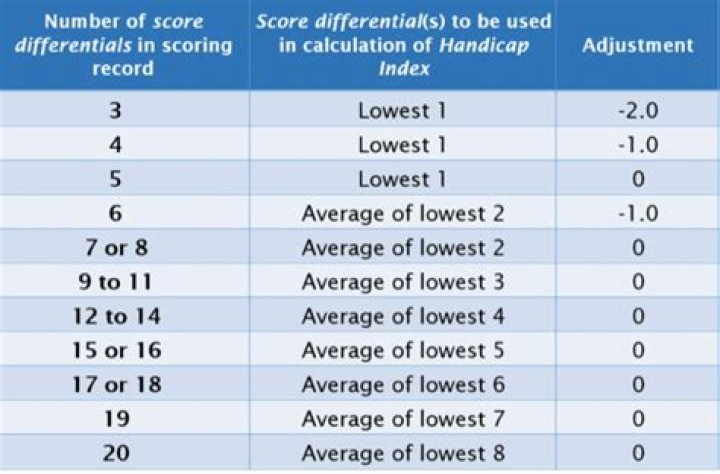 Is a +1 handicap good?