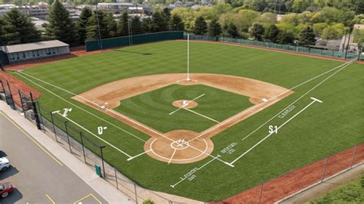 Is a baseball field 90 degrees?