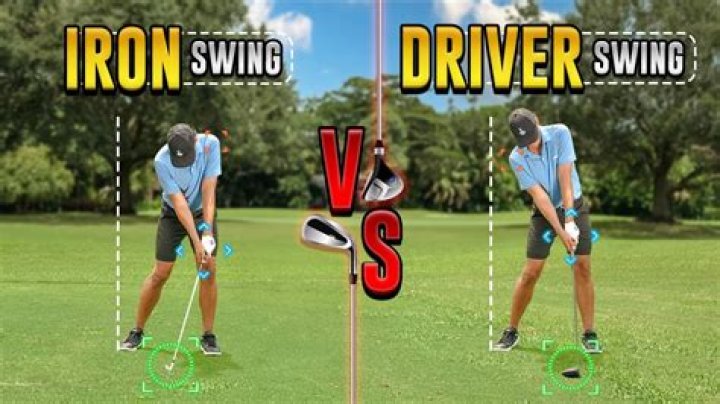 Is an iron swing the same as a driver?