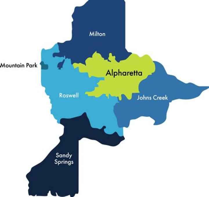 Is any of Alpharetta in Forsyth County?