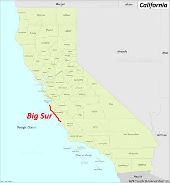 Is Big Sur Central or Northern California?