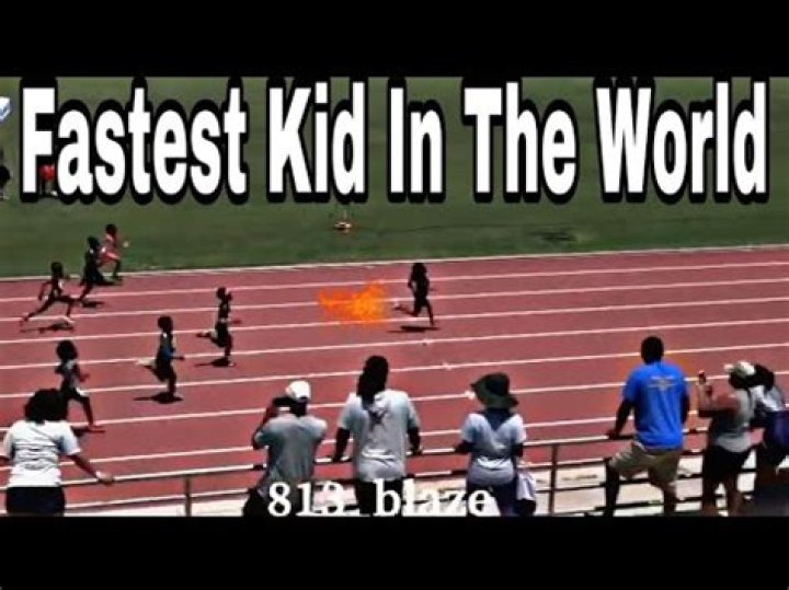 Is blaze the fastest kid?