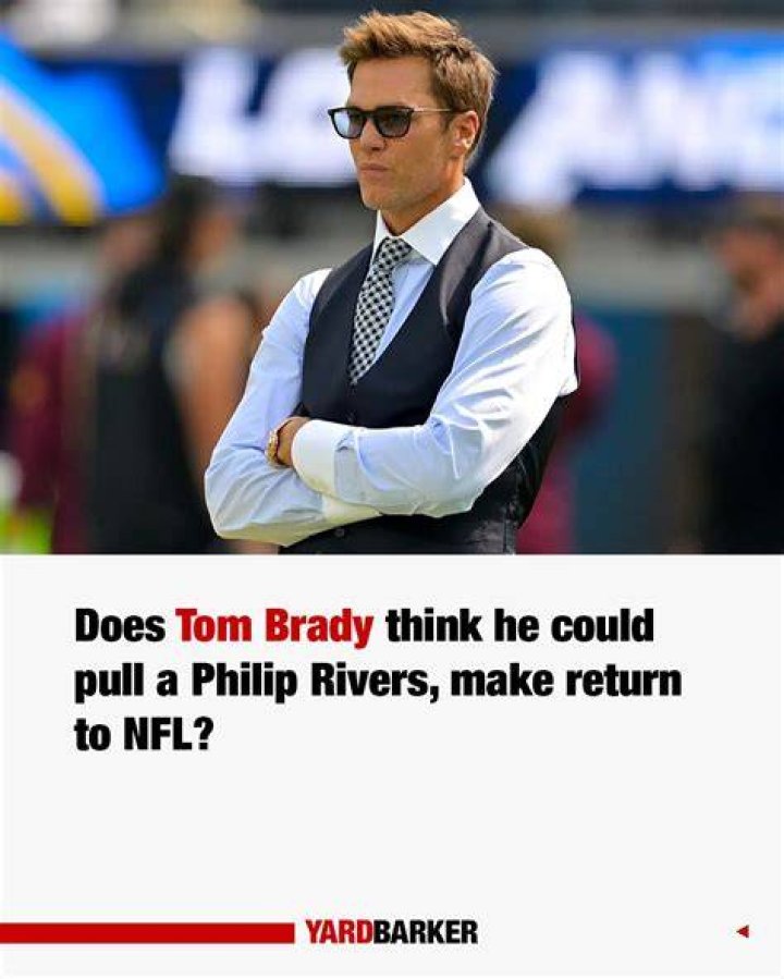 Is Brady really coming back?