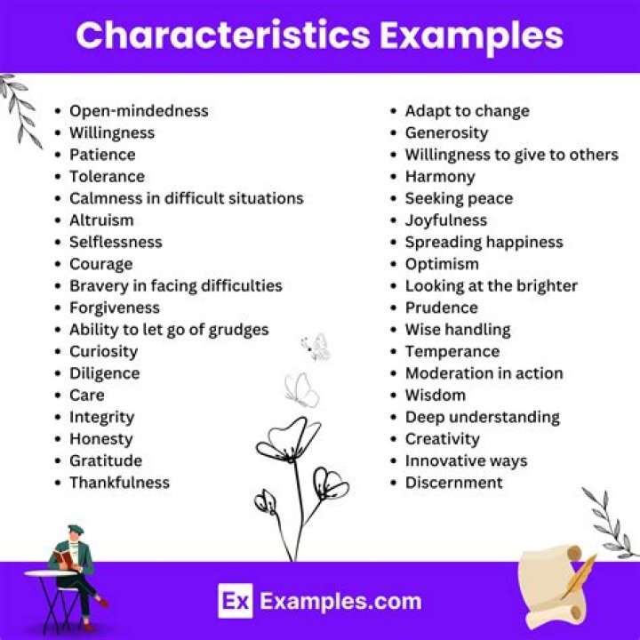 Is characteristics and character sketch same?
