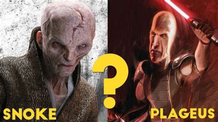 Is Darth Plagueis a snoke?
