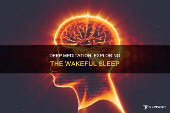 Is deep meditation like sleep?