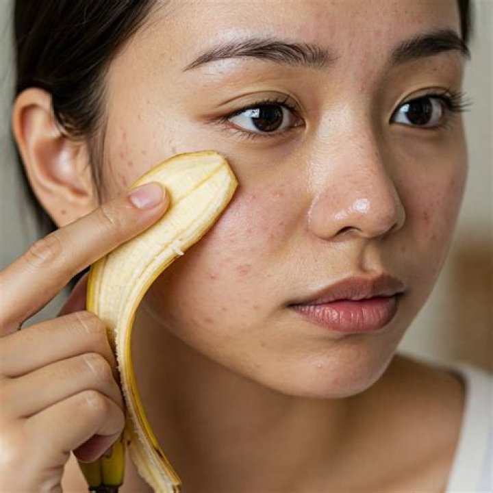 Is it good to rub banana peel on your face?
