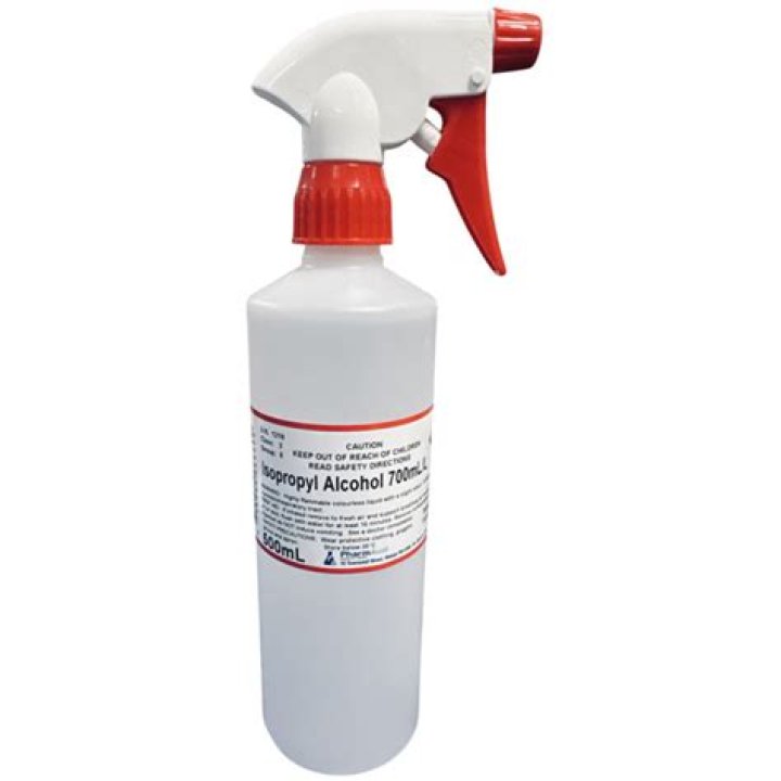 Is it OK to pour isopropyl alcohol down the drain?