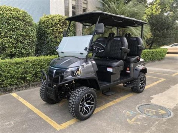 Is it okay to tow an electric golf cart?