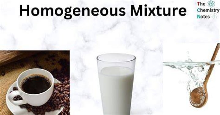 Is milk and vinegar a homogeneous mixture?