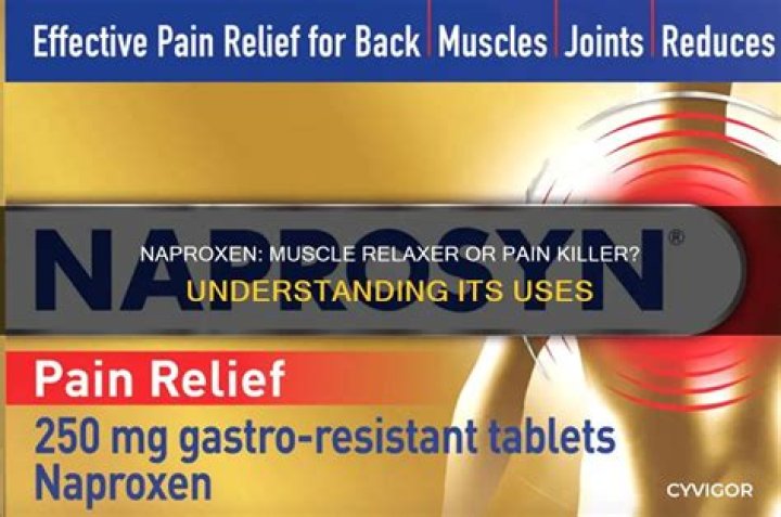 Is naproxen a painkiller or muscle relaxer?