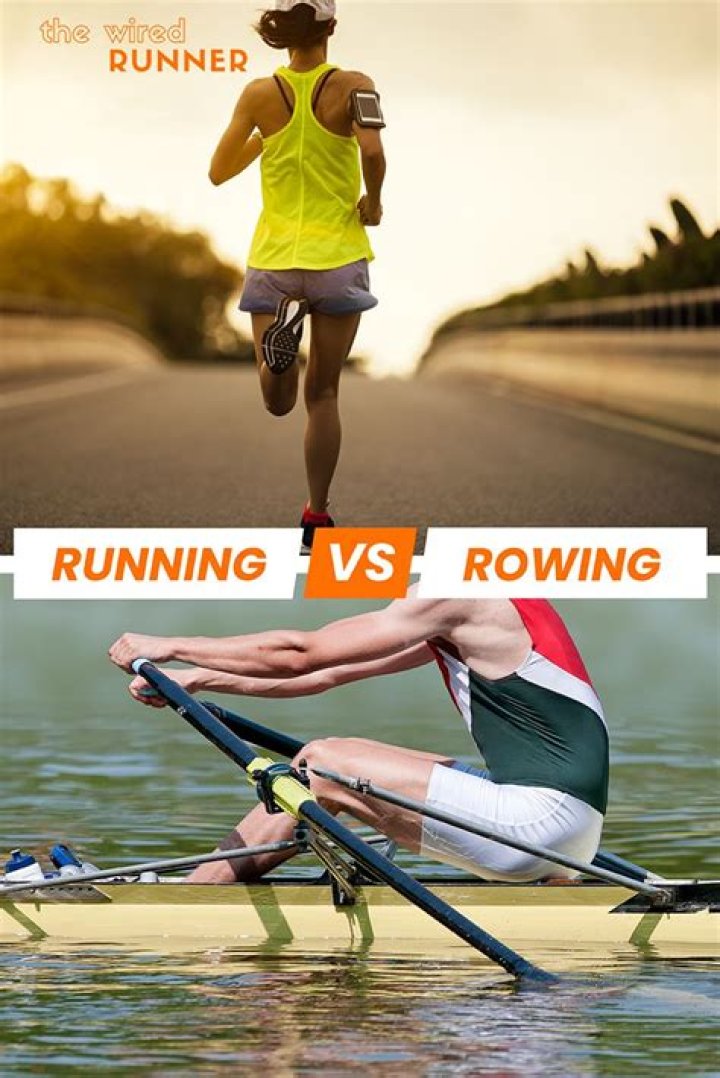 Is rowing harder than running?