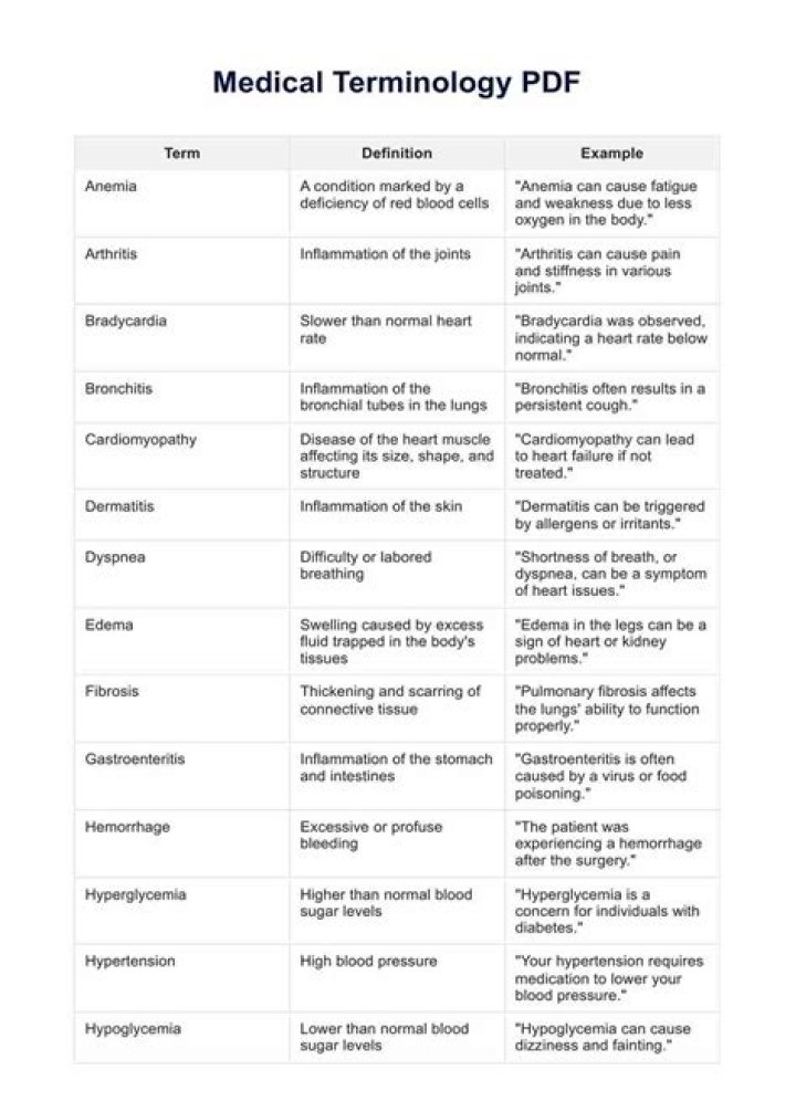 Is terminology the same as definition?