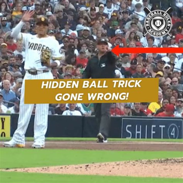 Is the hidden ball trick illegal in baseball?