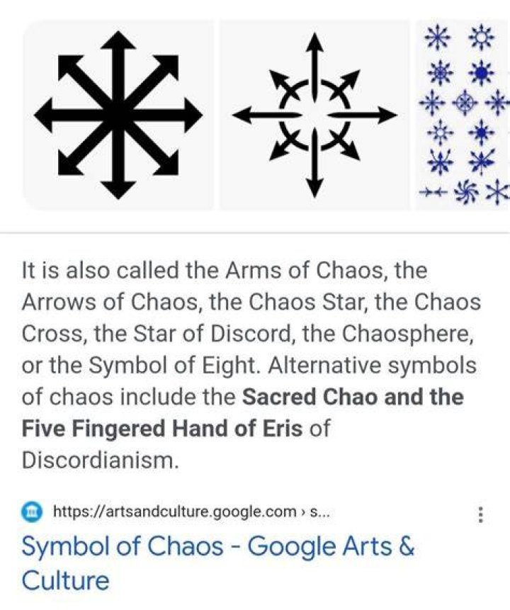 Is there a symbol for chaos?