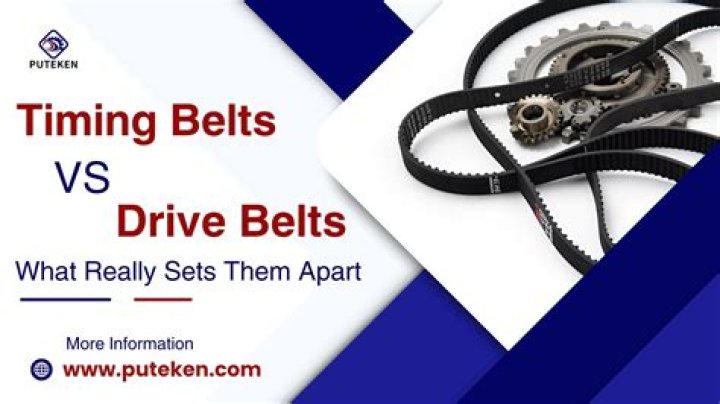 Is timing belt and drive belt the same?