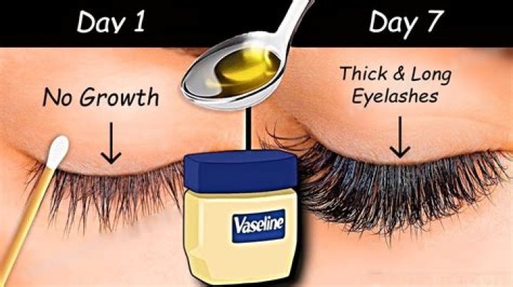 Is Vaseline good for eyelashes?