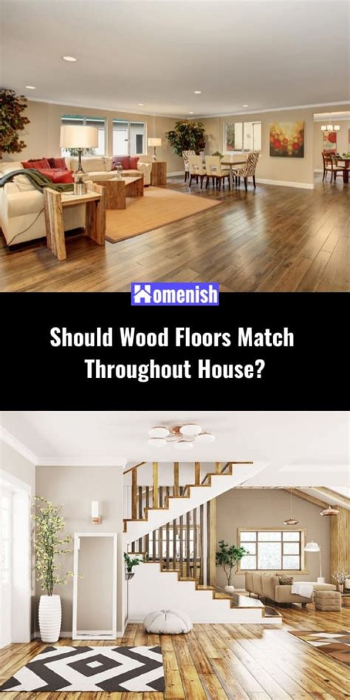 Should bedroom floors match throughout house?