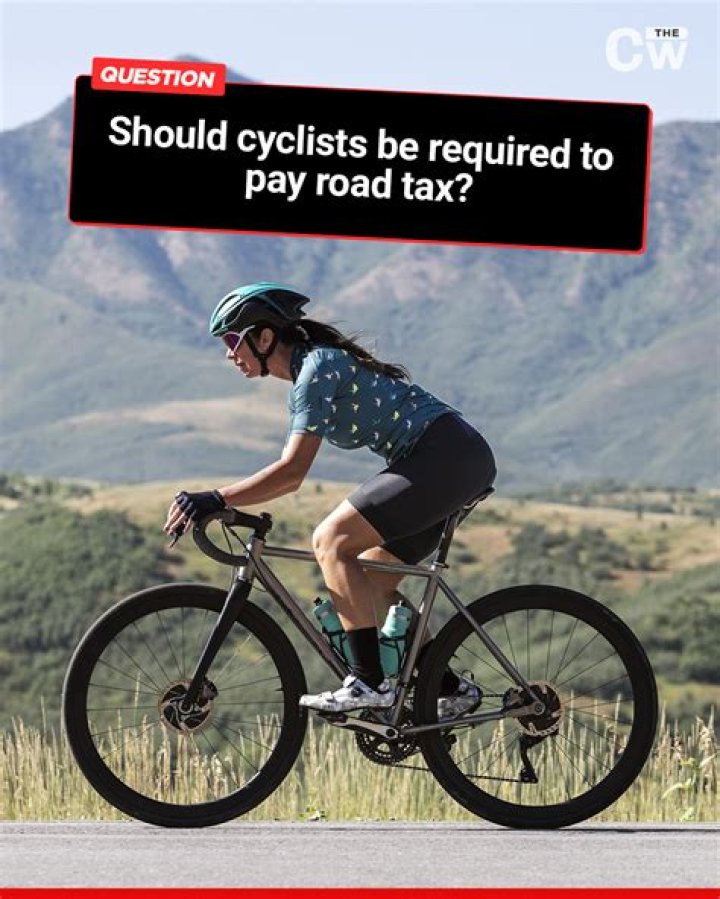 Should cyclists pay tax?
