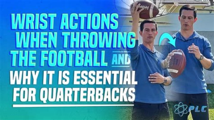 Should you flick your wrist when throwing a football?