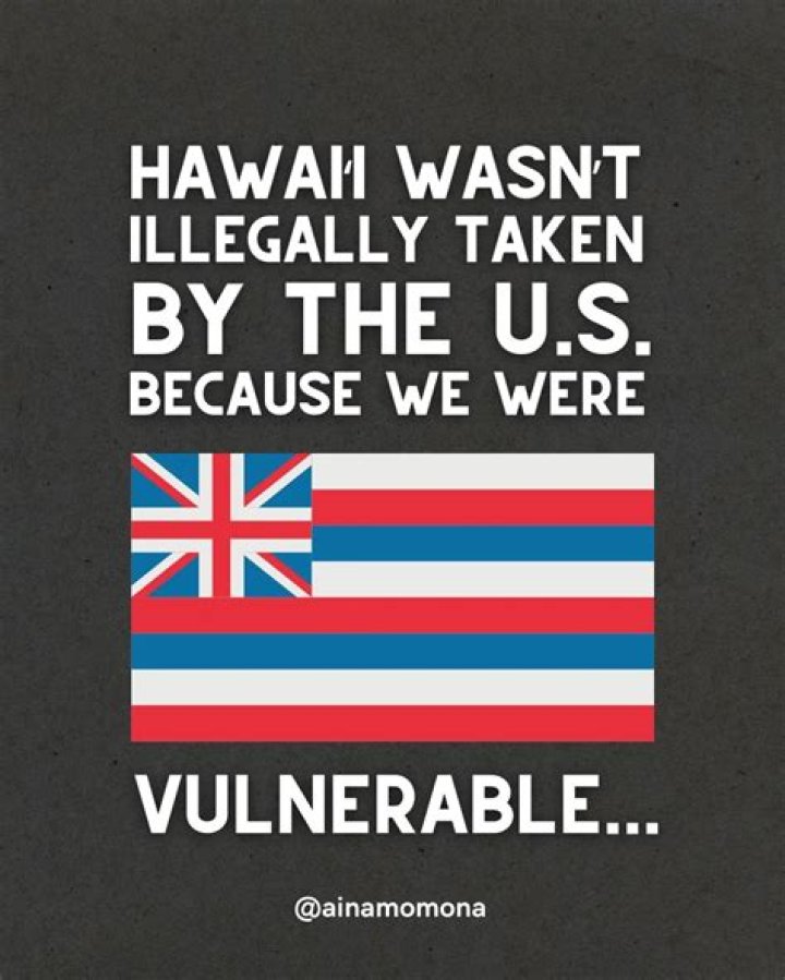 Was Hawaii taken illegally?