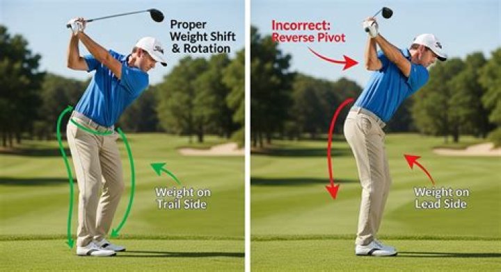 What's a reverse pivot in golf?