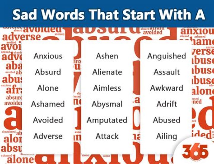 What's a word for deep sadness?