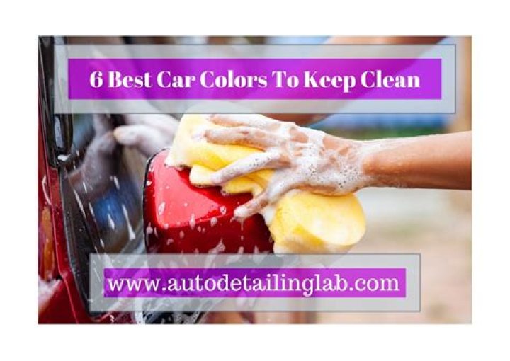 What's the hardest car color to keep clean?