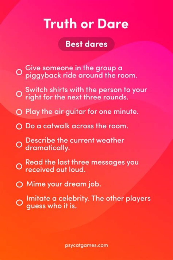 What are 10 good dares?