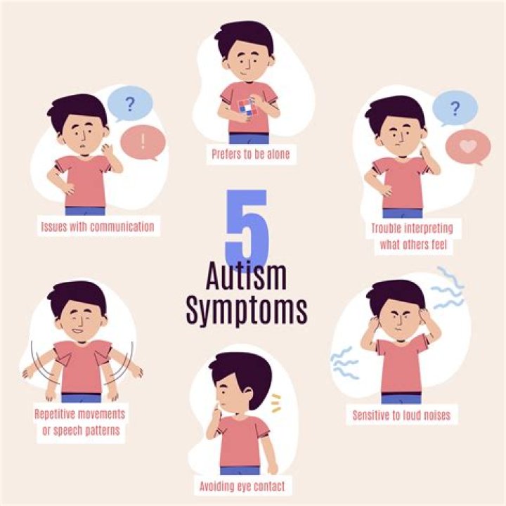 What are 5 common signs of autism?