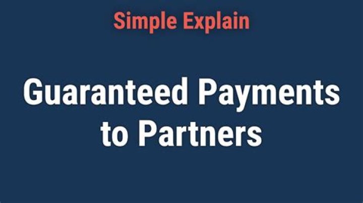 What are guaranteed payments partners?