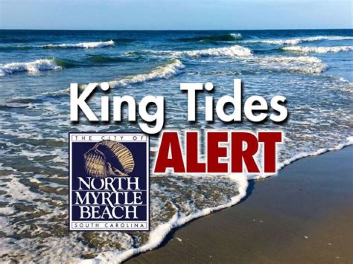 What are king tides in South Carolina?