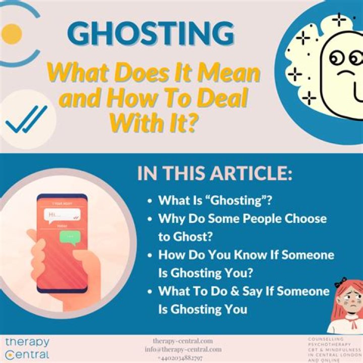 What are signs of ghosting?