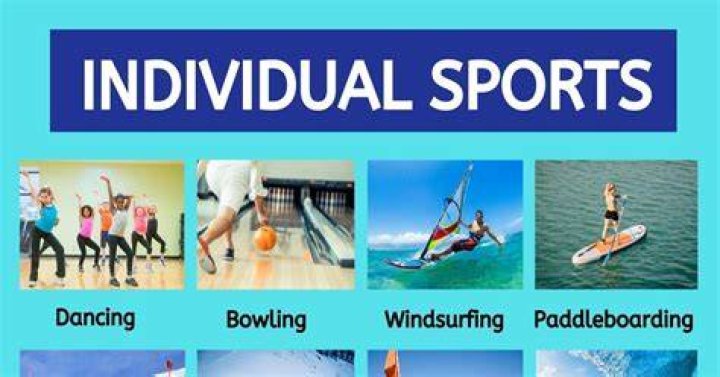 What are some examples of individual sports?