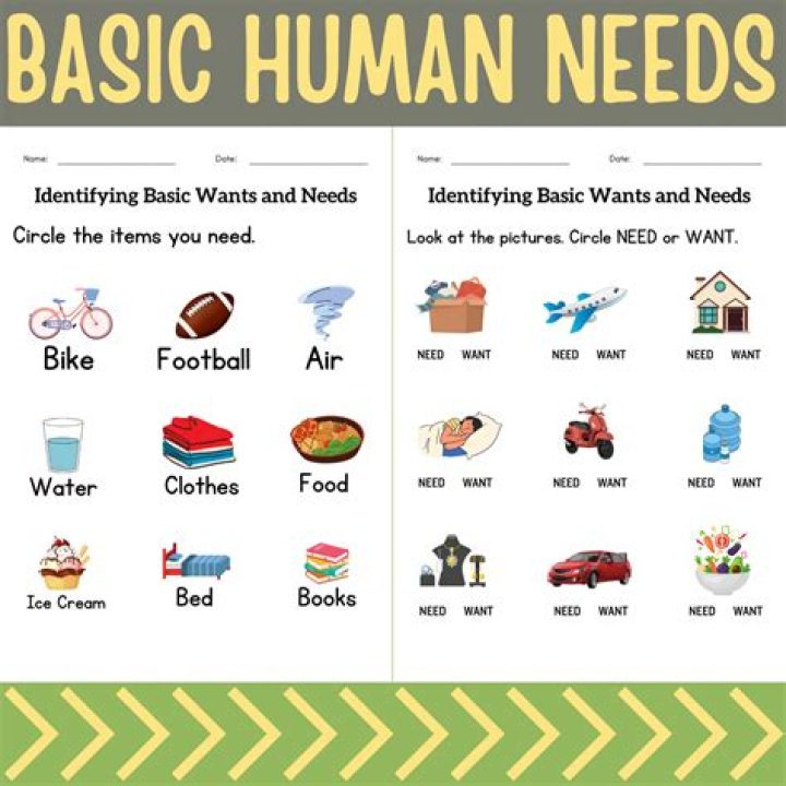 What are the basic needs of a man?