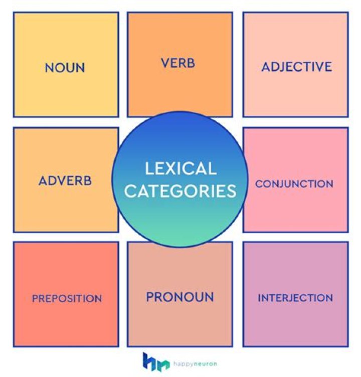 What are the lexical categories in English morphology?