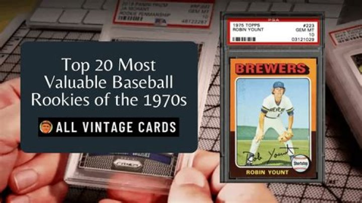 What baseball cards from the 70s and 80s are worth money?