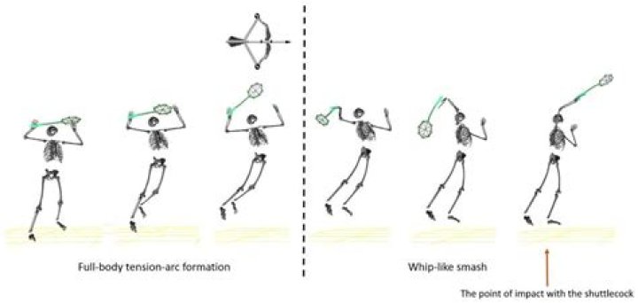 What body position do you take before performing an overhand throw?