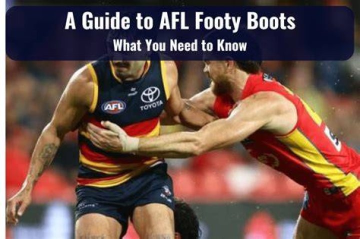 What boots do most AFL players wear?