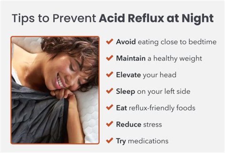 What can I drink before bed with acid reflux?