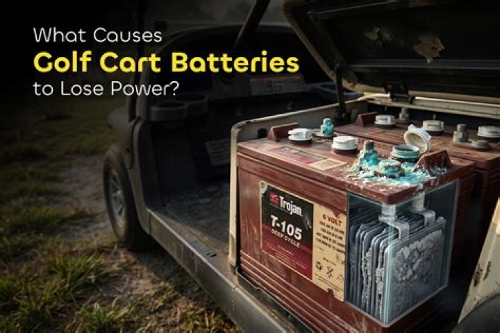 What causes a golf cart to lose power?