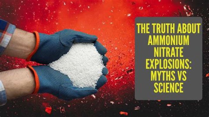 What causes ammonium nitrate to ignite?