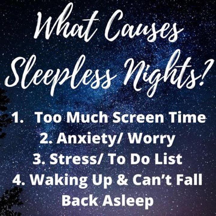 What causes sleepless nights?