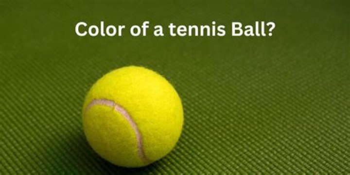 What color is the original tennis ball?