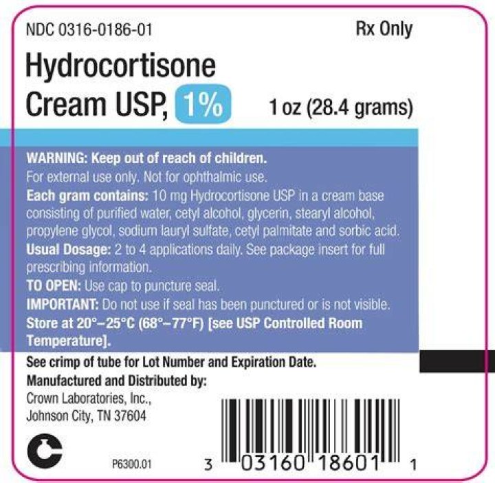 What contains hydrocortisone?