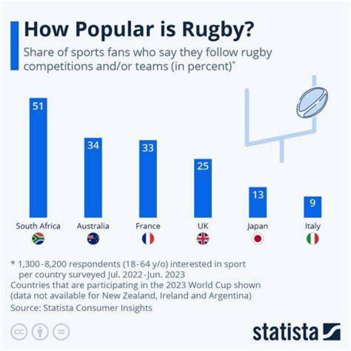 What countries are rugby popular in?