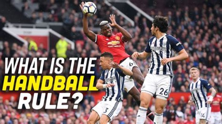 What counts as a handball in soccer?
