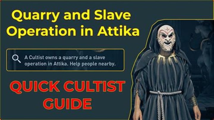What cultist owns a quarry in Attika?