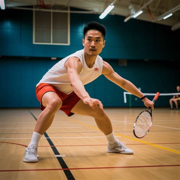 What do badminton players shout?